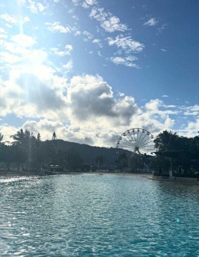 Airlie Beach Lagoon (4) Airlie Beach Lagoon with ferris wheel